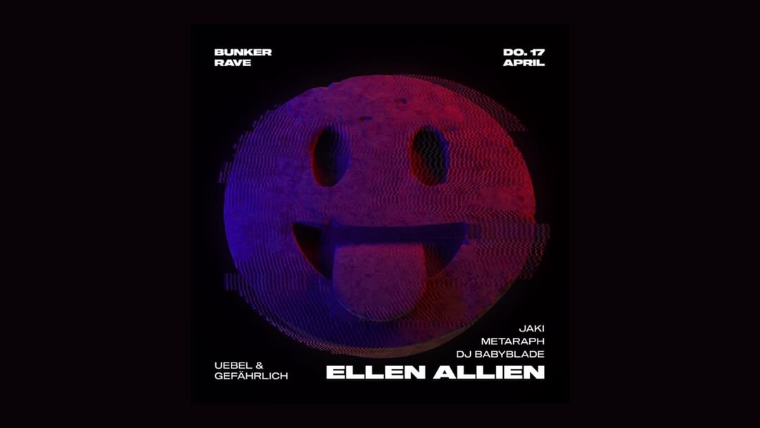 Bunker Rave w/ Ellen Allien-Eventplakat