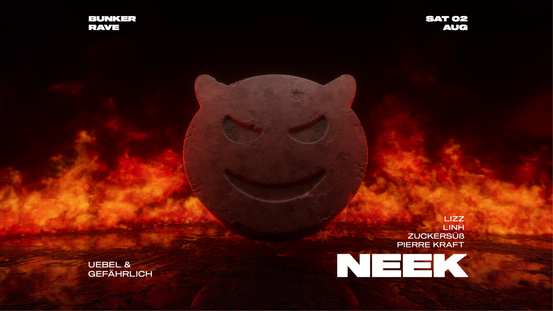 Bunker Rave x Inner Circle Techno w/ NEEK, Lizz, Linh, Pierre Kraft & Zuckersüß image