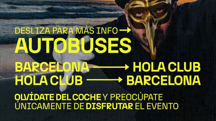 Cover for event: BUSES - SWING pres. CLAPTONE at Hola Club (Sitges)