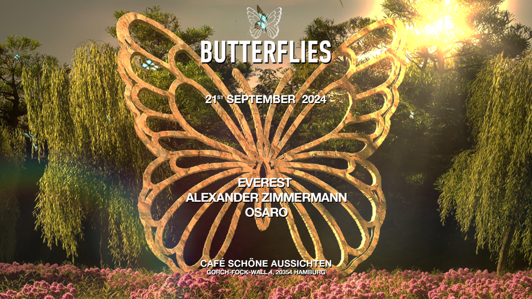 Butterflies at Café schöne Aussichten image