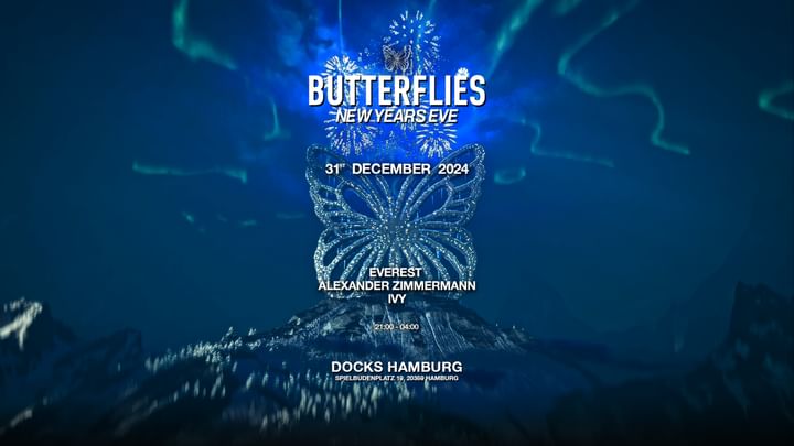 Cover for event: Butterflies NYE at Docks 2025