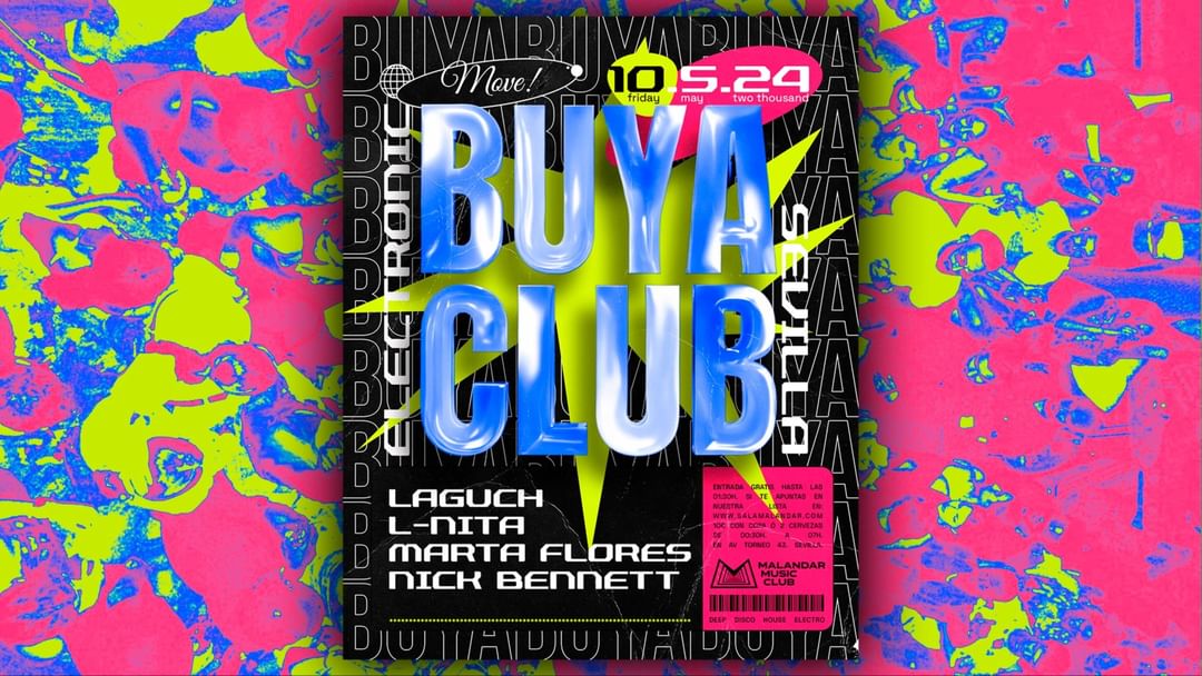 Cartel del evento BUYA / Club