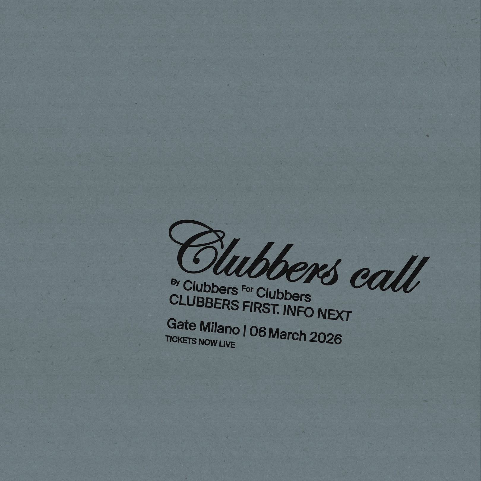 BY CLUBBERS FOR CLUBBERS image