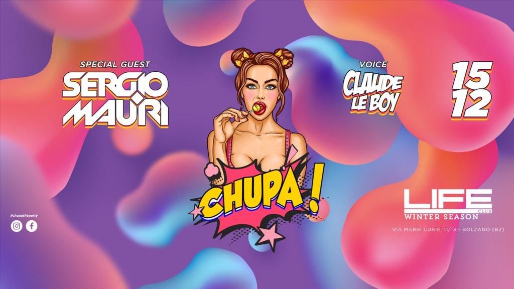 C H U P A !  - Guest DJ SERGIO MAURI event cover