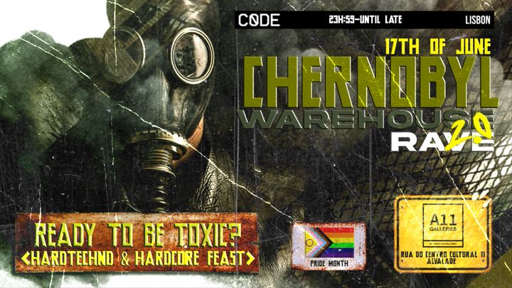 Cover for event: C0DE - CHERNOBYL  | HARDTECHNO & HARDCORE FEAST | WAREHOUSE RAVE 2.0