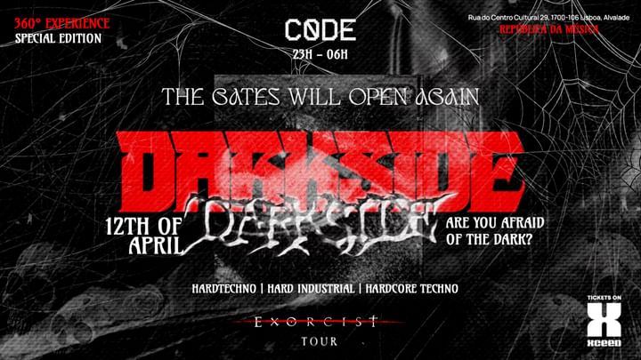 Cover for event: C0DE - Darkside | EXORCIST TOUR W/ CEEJAY USA and more