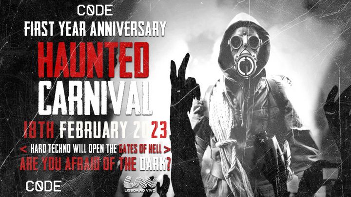 Cover for event: C0DE - HAUNTED CARNIVAL | HARDTECHNO FEAST | FIRST YEAR ANNIVERSARY / SPECIAL EDITION
