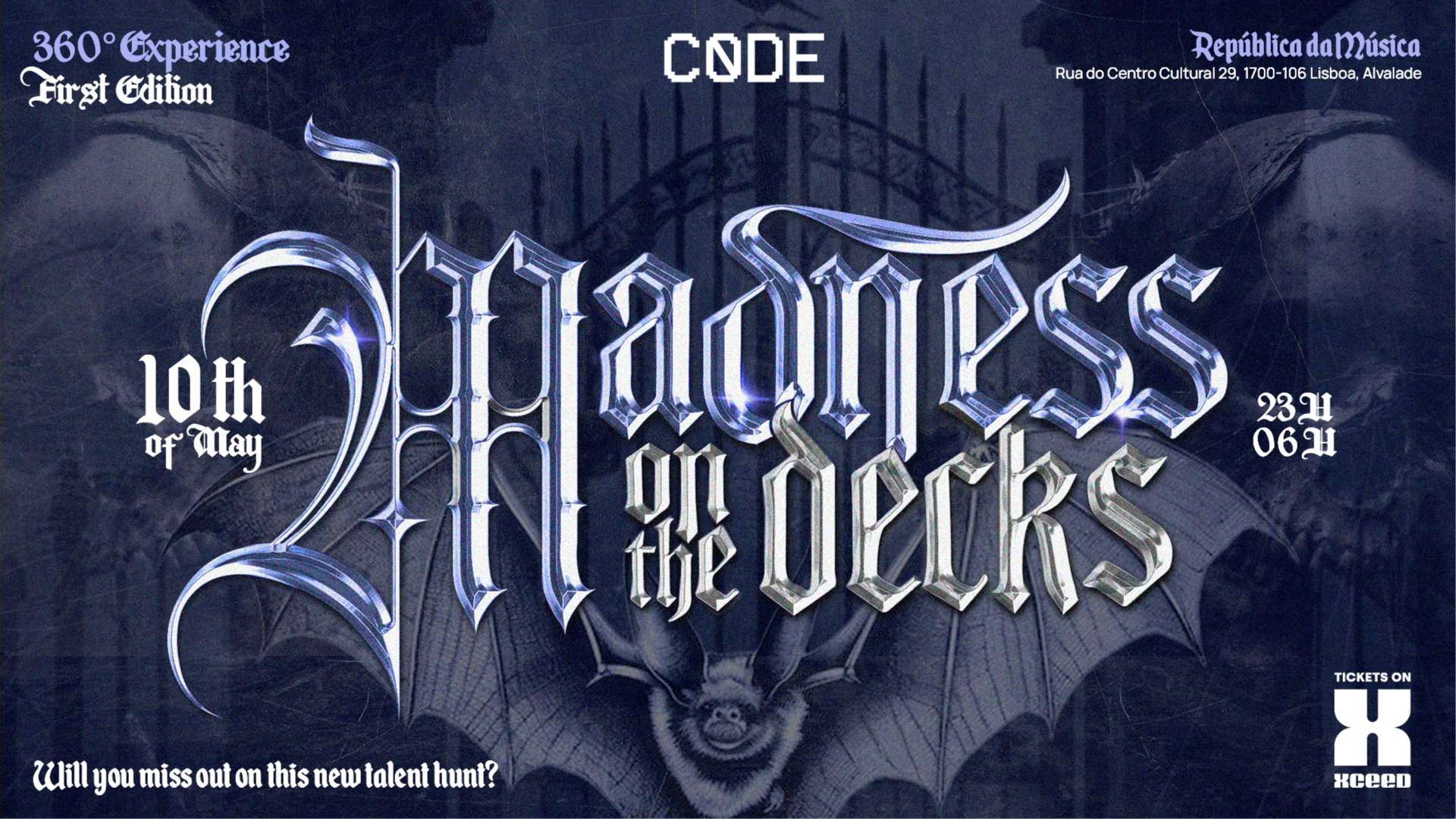 C0DE - Madness on the Decks - 360 experience | 1st edition | NEW LOCATION image