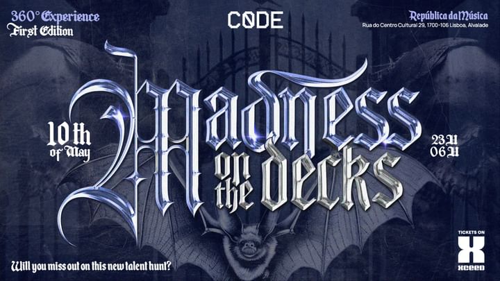 Cover for event: C0DE - Madness on the Decks - 360 experience | 1st edition