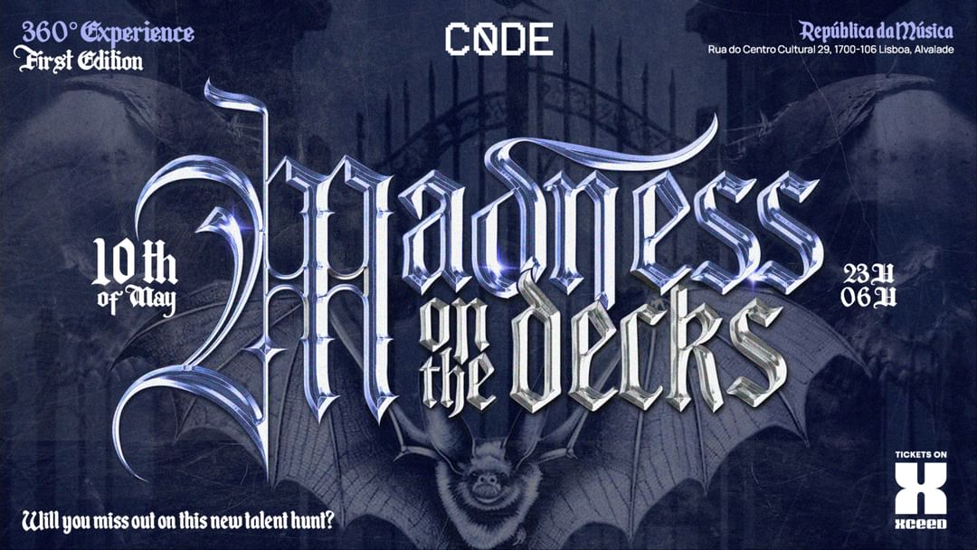 C0DE - Madness on the Decks - 360 experience | 1st edition | NEW LOCATION-Eventplakat