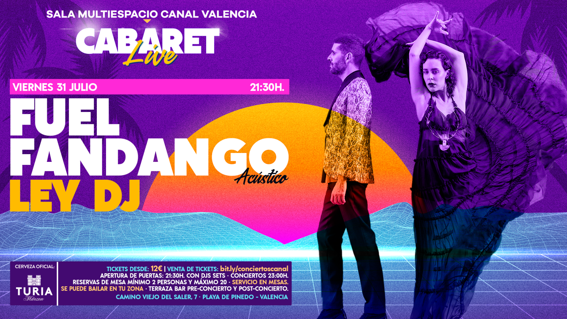 CABARET Live · FUEL FANDANGO ACÚSTICO & LEY DJ. image