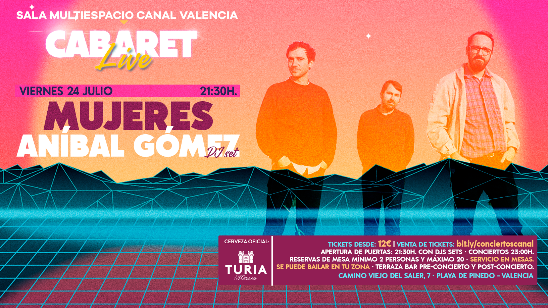 CABARET Live · MUJERES & ÁNIBAL GÓMEZ image