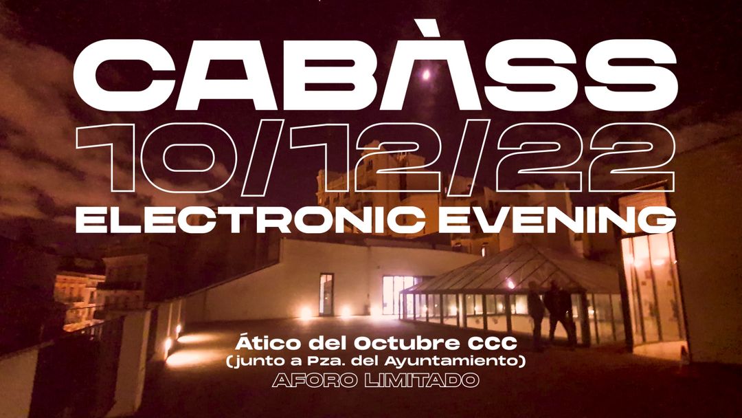 CABÀSS Electronic Evening event cover