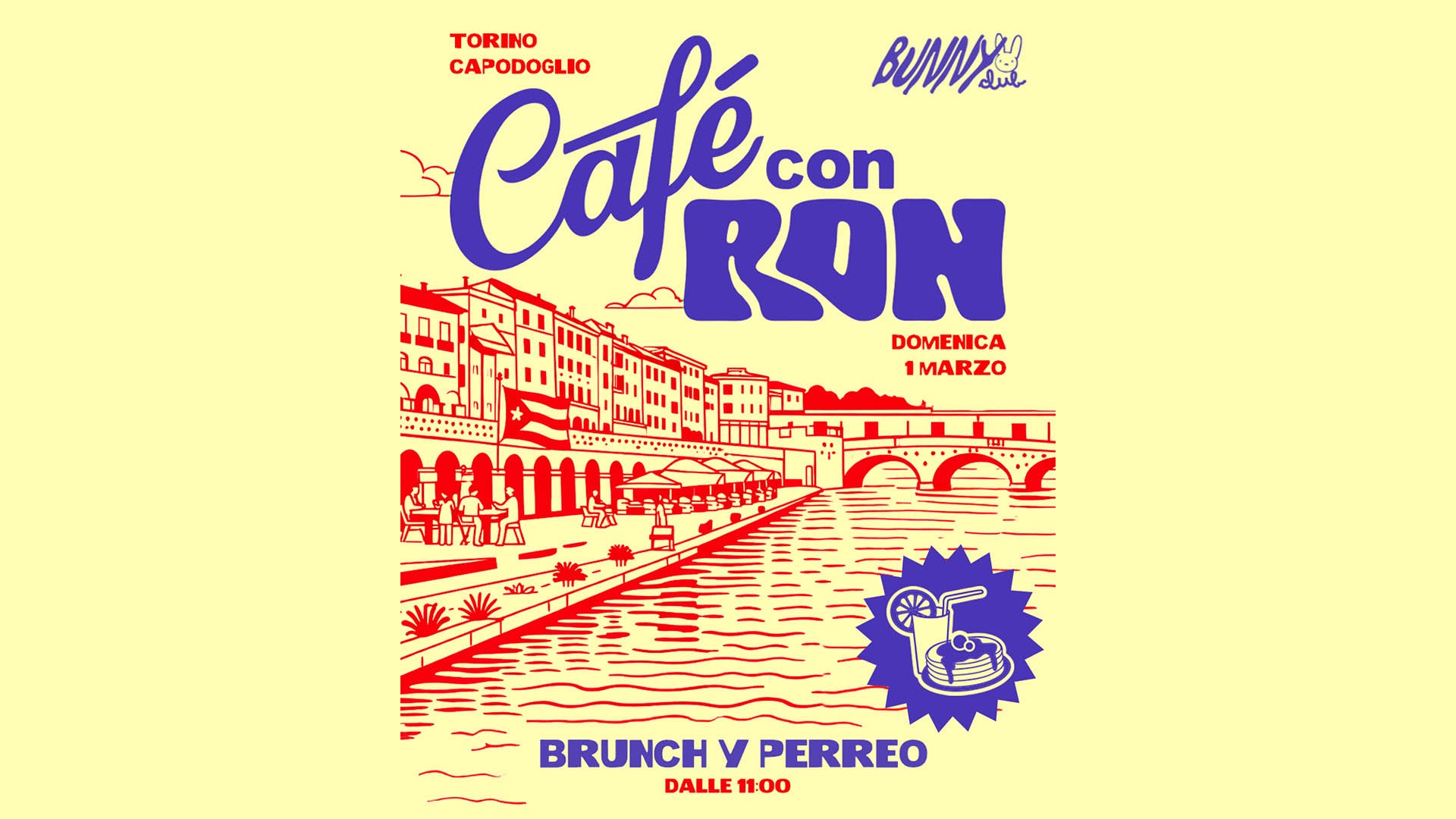 CAFÈ CON RON ✷ Brunch + Perreo by Bunny Club image