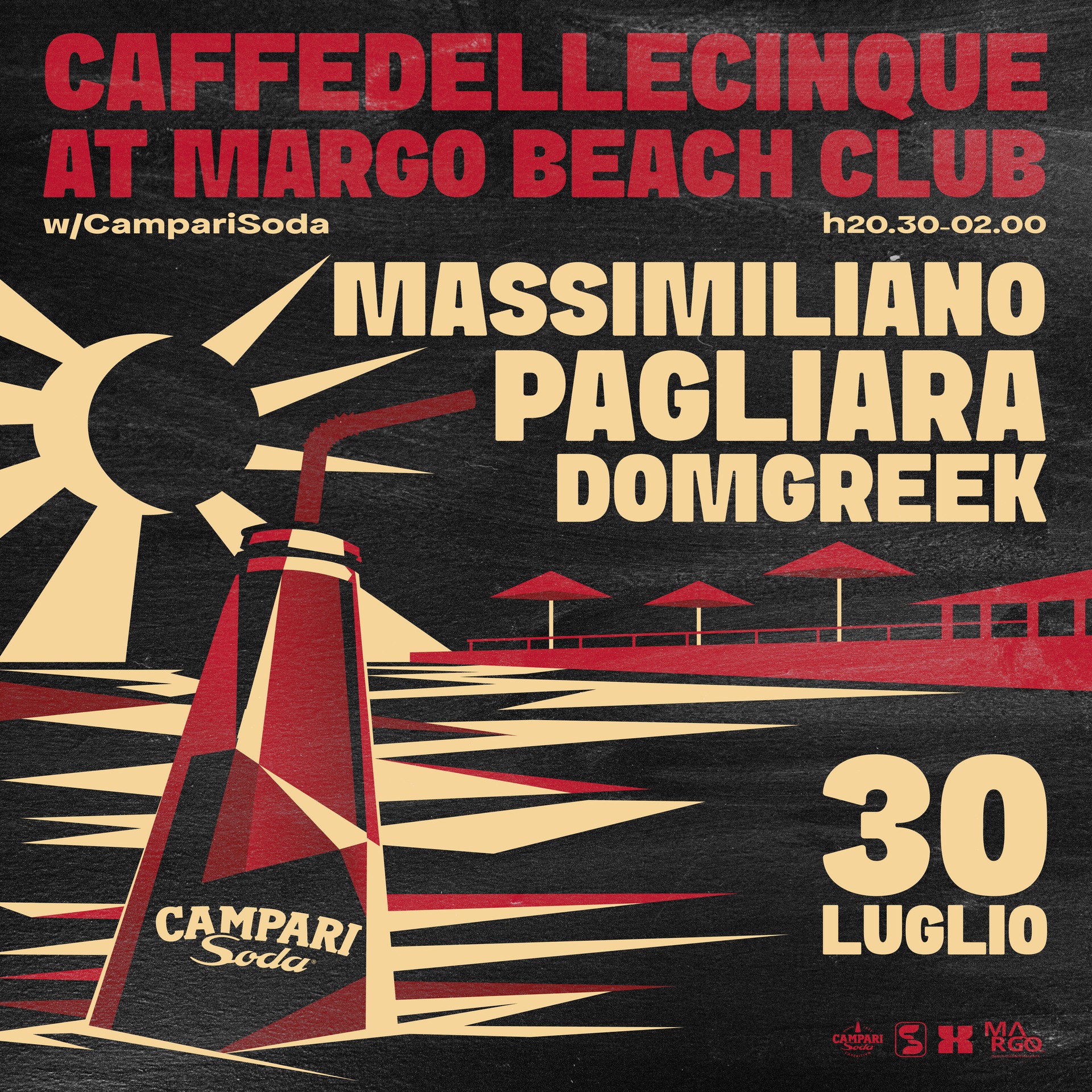 caffedellecinque w/CampariSoda • Massimiliano Pagliara + Domgreek