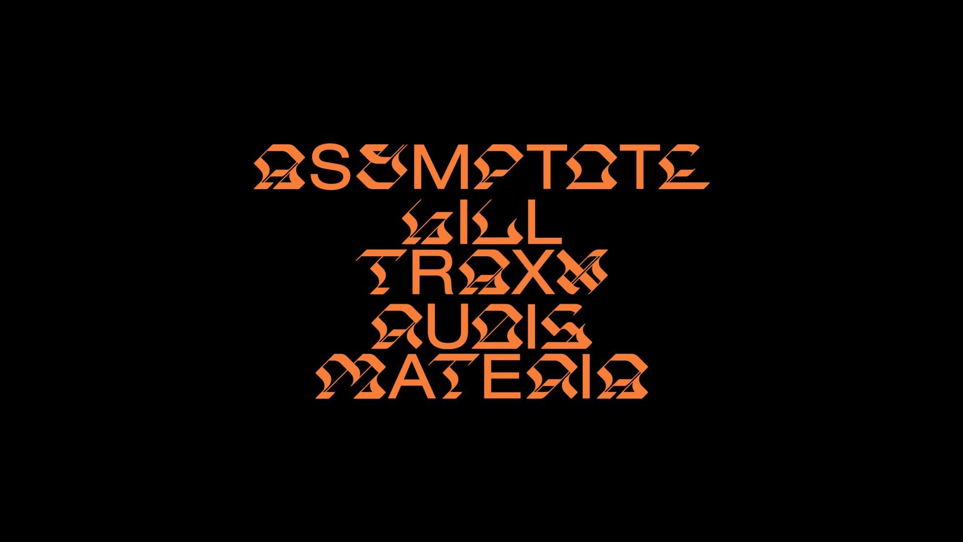 CAGE Pres. ASYMPTOTE | KILL TRAXX | RUDIS MATERIA image