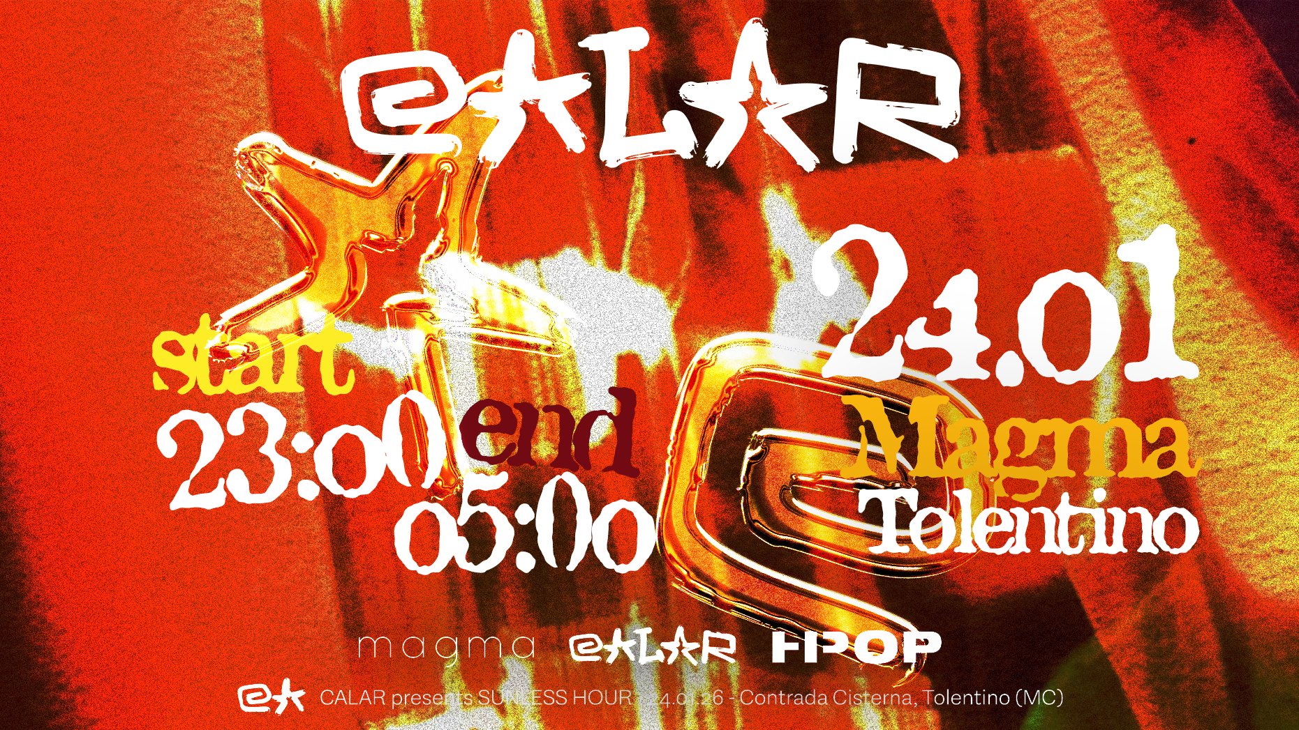 CALAR&HIPOP at MAGMA - SABATO 24 GENNAIO image