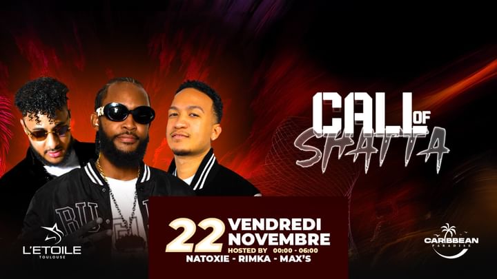 Cover for event: CALL OF SHATTA