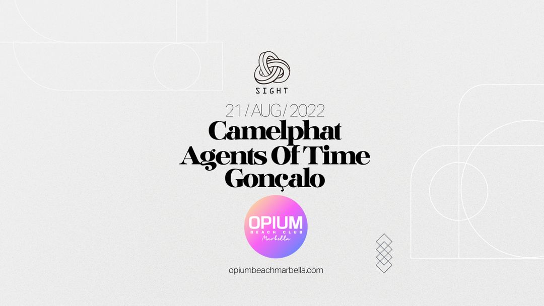 Cartel del evento CAMELPHAT, AGENTS OF TIME & GONÇALO