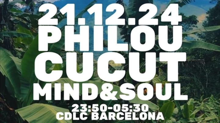 Cover for event: CANAIMA: PHILOU, CUCUT, MIND&SOUL