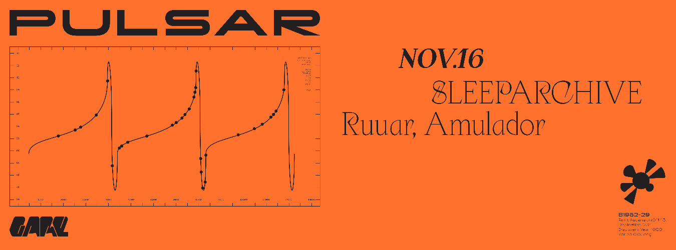 CANCELADO Pulsar w/ Sleeparchive, Ruuar, Amulador image