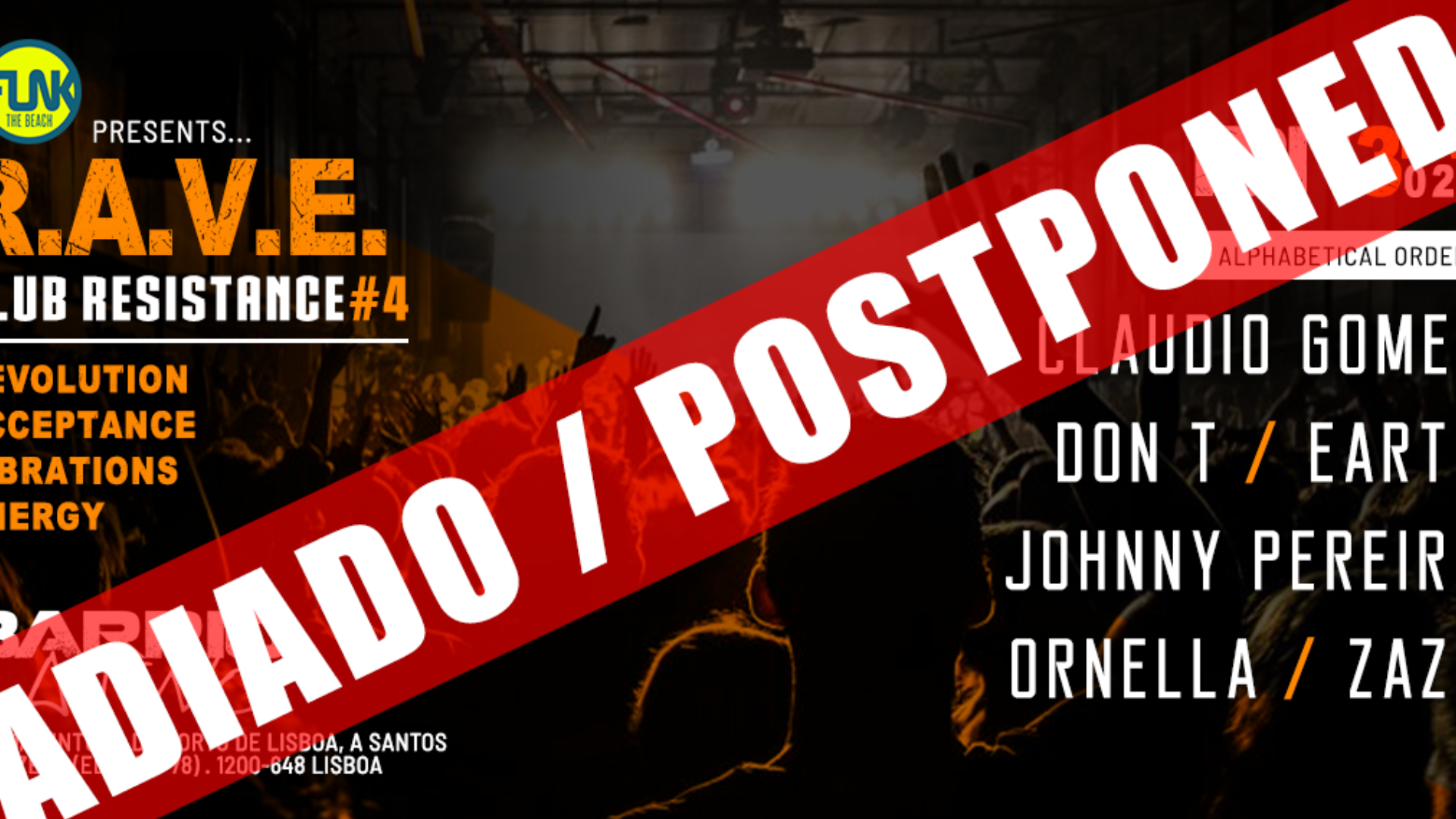 ***Cancelled*** - RAVE #4 Club Resistance image