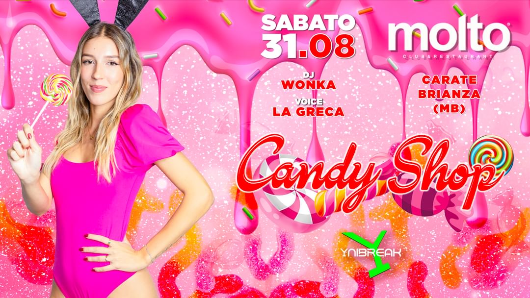 Couverture de l'événement Candy Shop - Saturday Night
