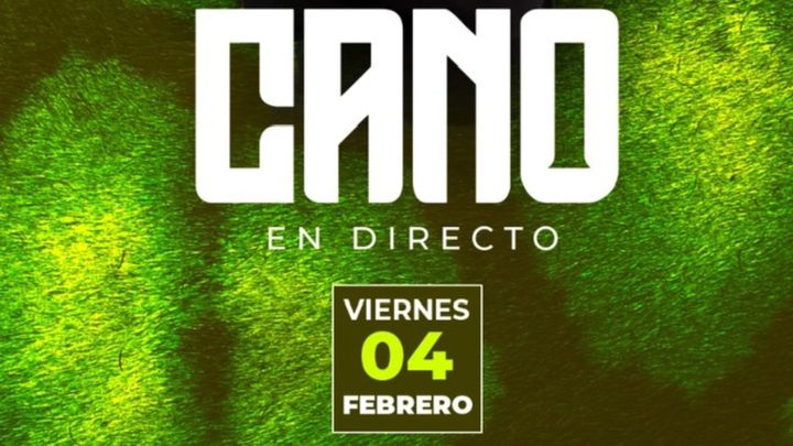 Cover for event: CANO EN DIRECTO viernes 4 febrero en SABANA CLUB