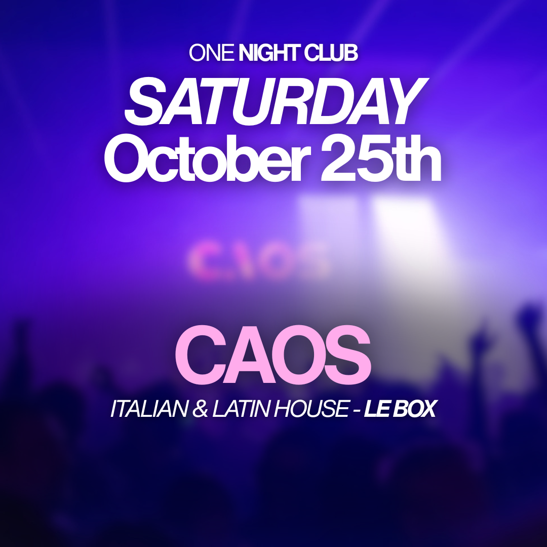 CAOS - SATURDAY / One (Le Box)