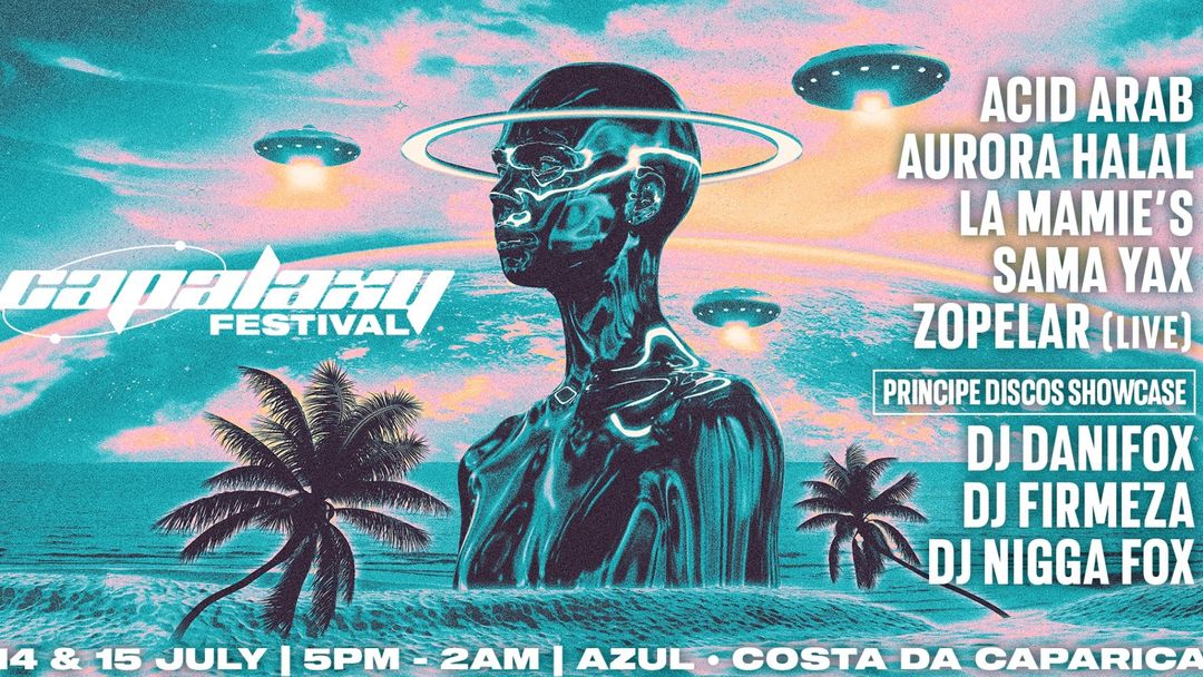 Cartell de l'esdeveniment Capalaxy Festival: Beach in Space