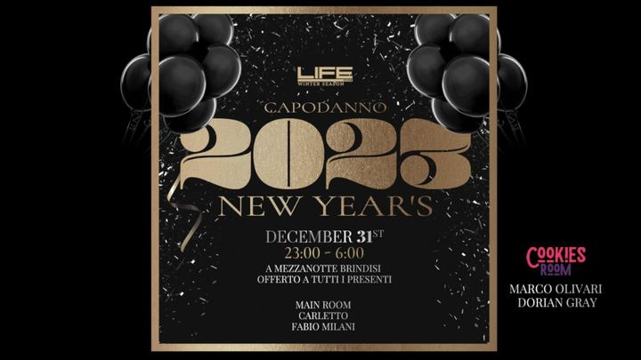 Cover for event: Capodanno - 2023 NEW Year's Party - Guest DJ Carletto