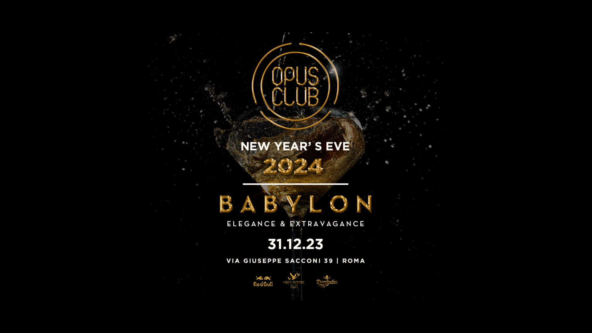 CAPODANNO 2024 NYE OPUS Club