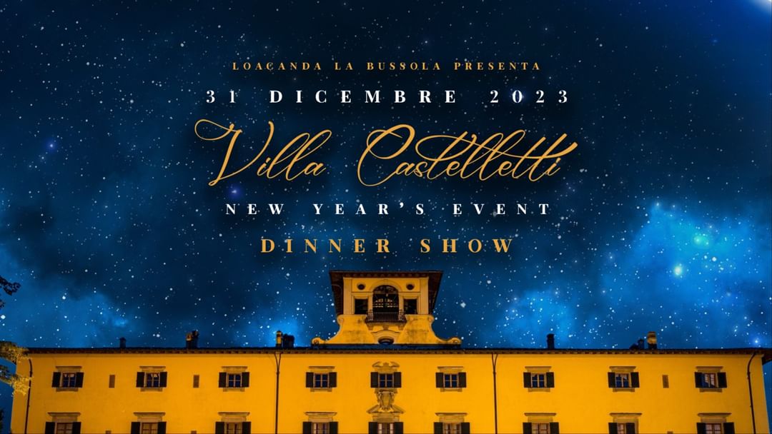 Villa Castelletti New Year's Event-Eventplakat