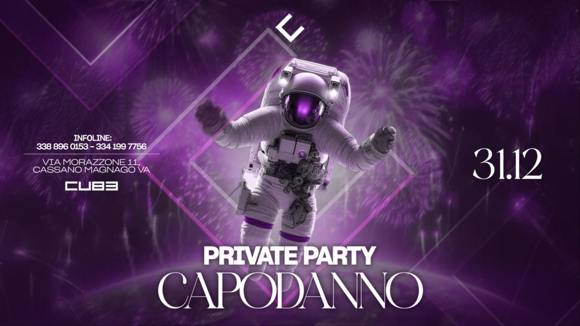 Locandina CAPODANNO AL CUBE CLUB - PRIVATE PARTY