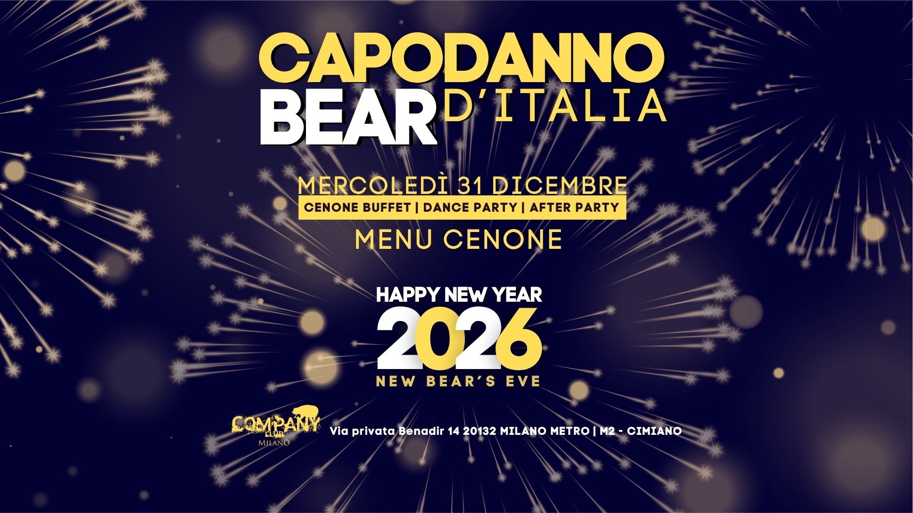 CAPODANNO BEAR d’ITALIA 