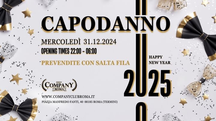 Cover for event: CAPODANNO COMPANY