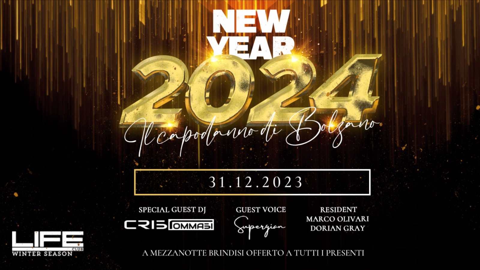NEW YEAR 2024 - Guest DJ CRIS TOMMASI image