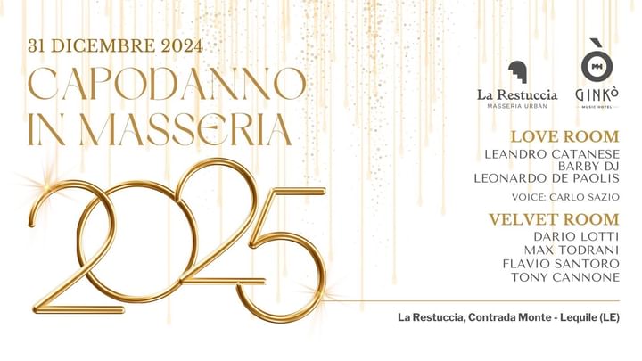 Cover for event: Capodanno in masseria  2025 