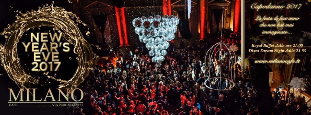 Capodanno Nye 2017 Milano Cafe - The Vintage Night event cover