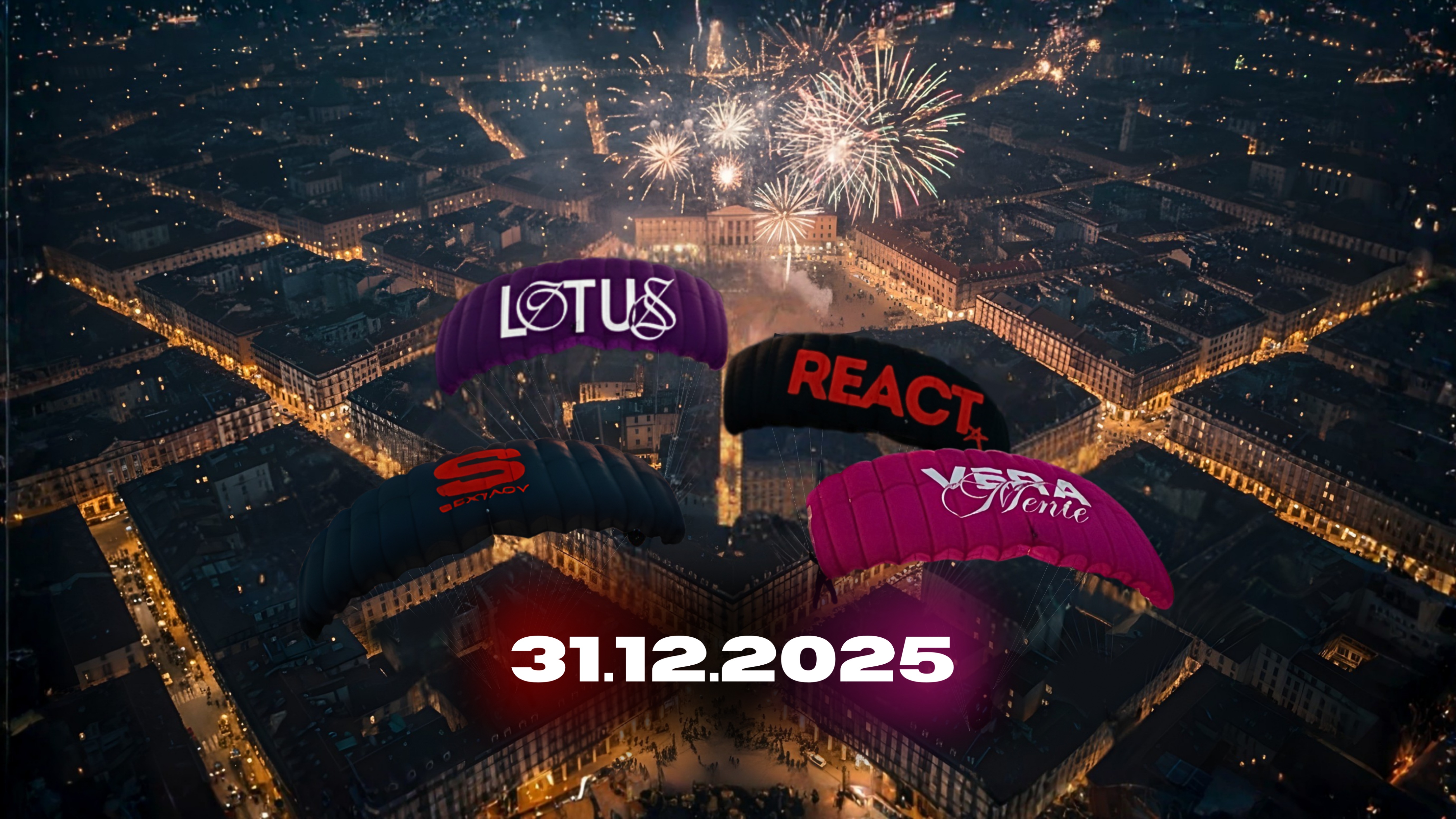 CAPODANNO SEXAMENTE 2026 powered by Lotus and React - Dinner & Afterparty image