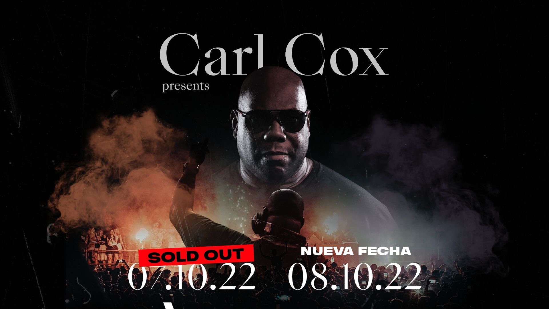 CARL COX  8 OCTUBRE
