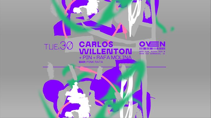 Cover for event: Carlos Willengton + Pin + Rafa Molina / Bar: Pink Rata