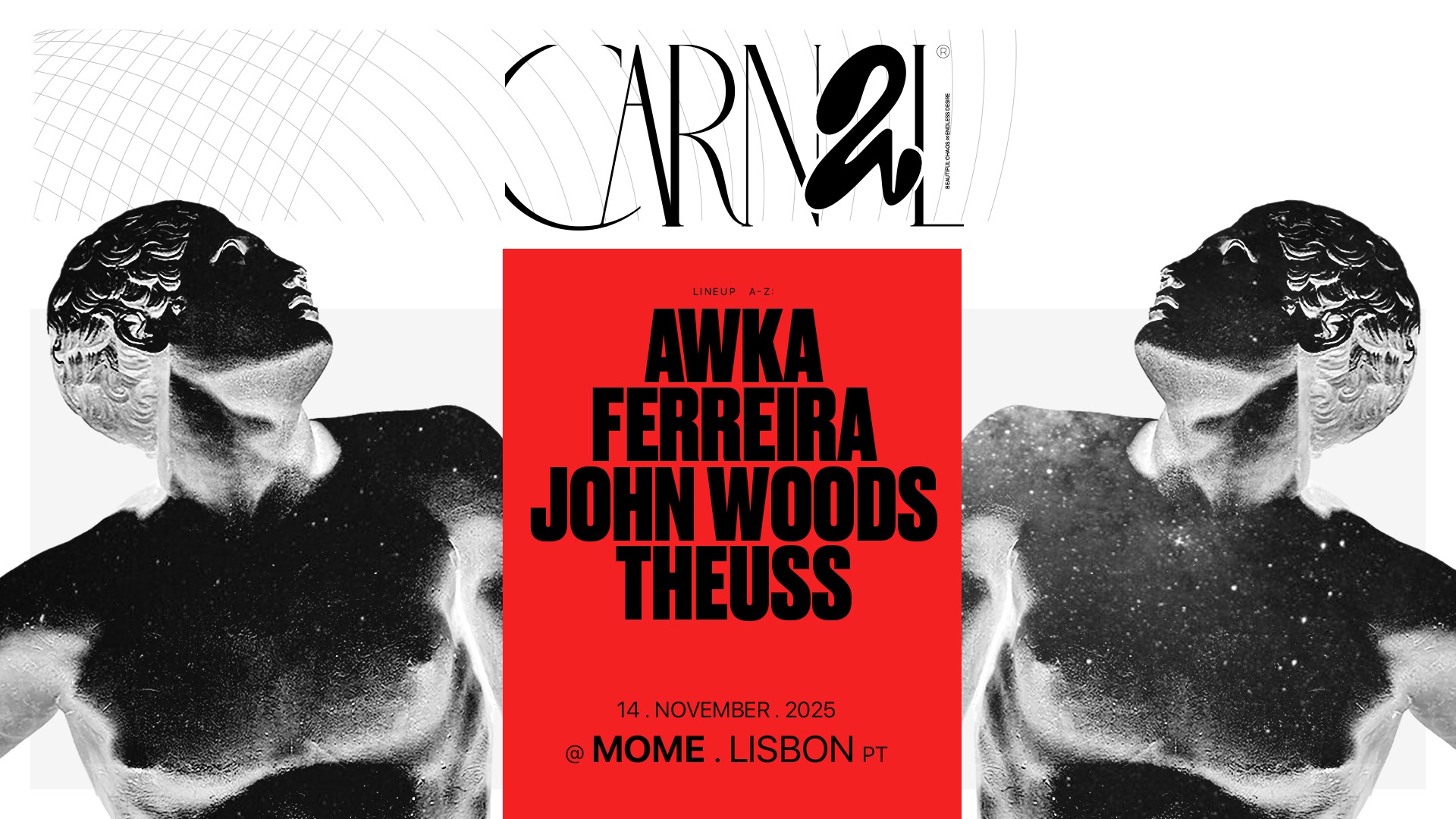 CARNAL w/ John Woods, Theuss, Awka & Ferreira image