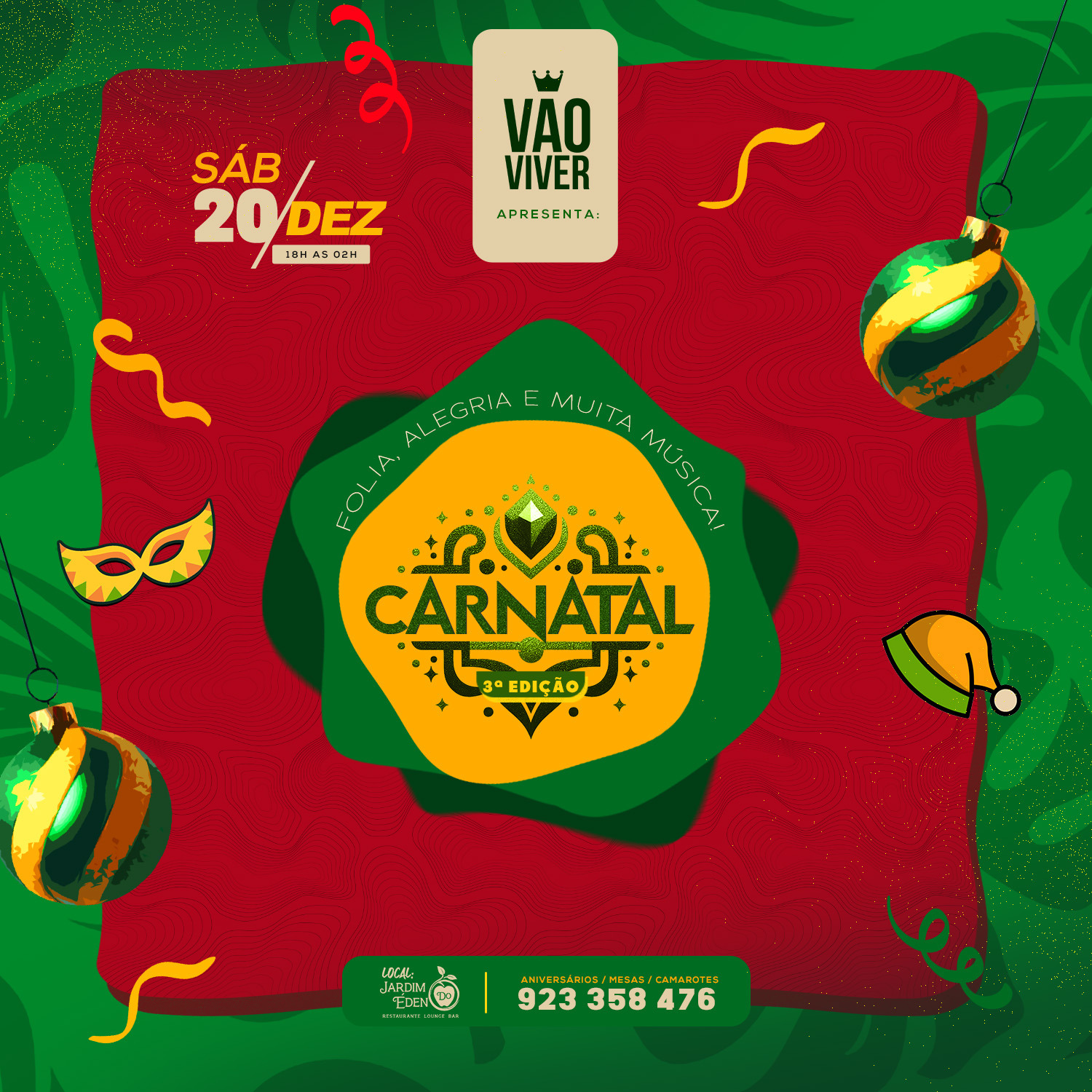 CARNATAL #VaoViver (3ª Edição) image