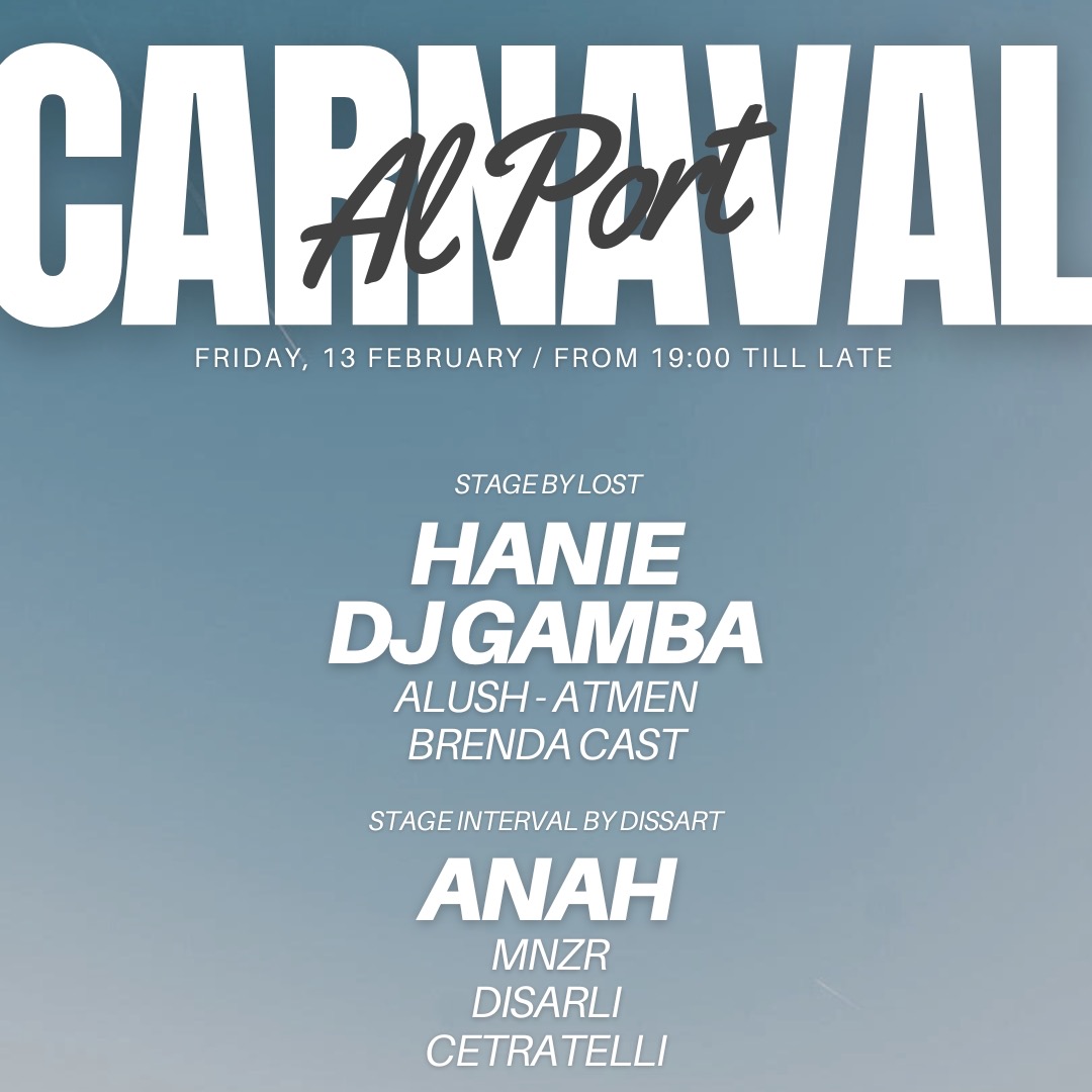 CARNAVAL AL PORT W/ ANAH, DJ GAMBA, HANIE  image