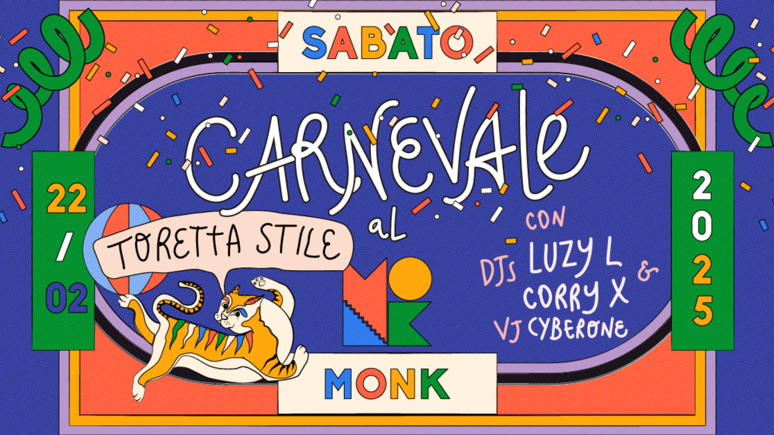 CARNEVALE AL MONK CON TORETTA STILE  