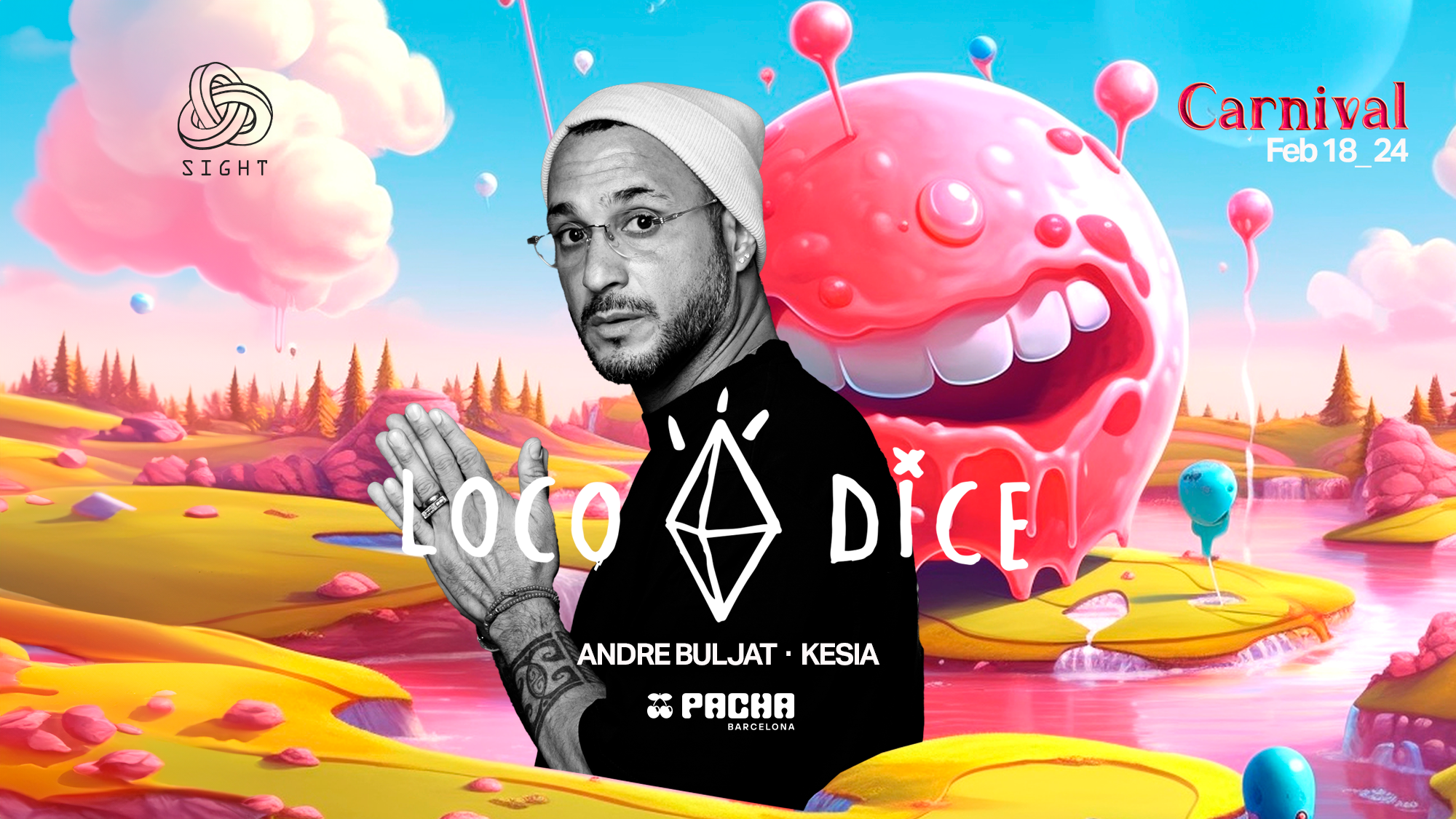 SIGHT pres. Loco Dice, Andre Buljat & Kesia