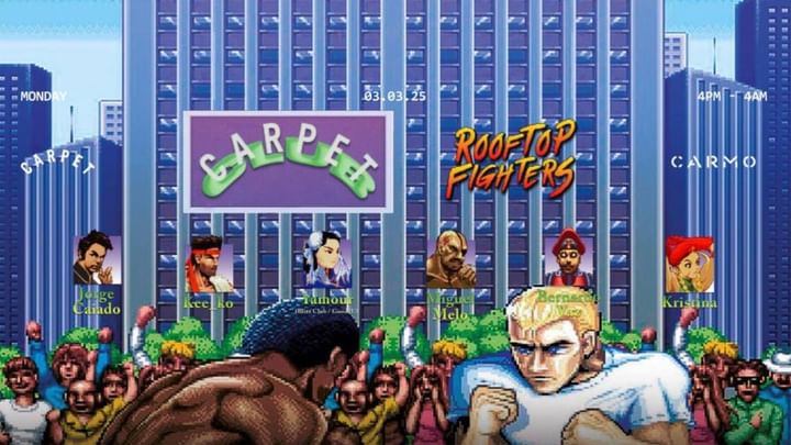 Cover for event: Carpet Club pres.: 'Rooftop Fighters' w/ Yamour (Carnival '25)