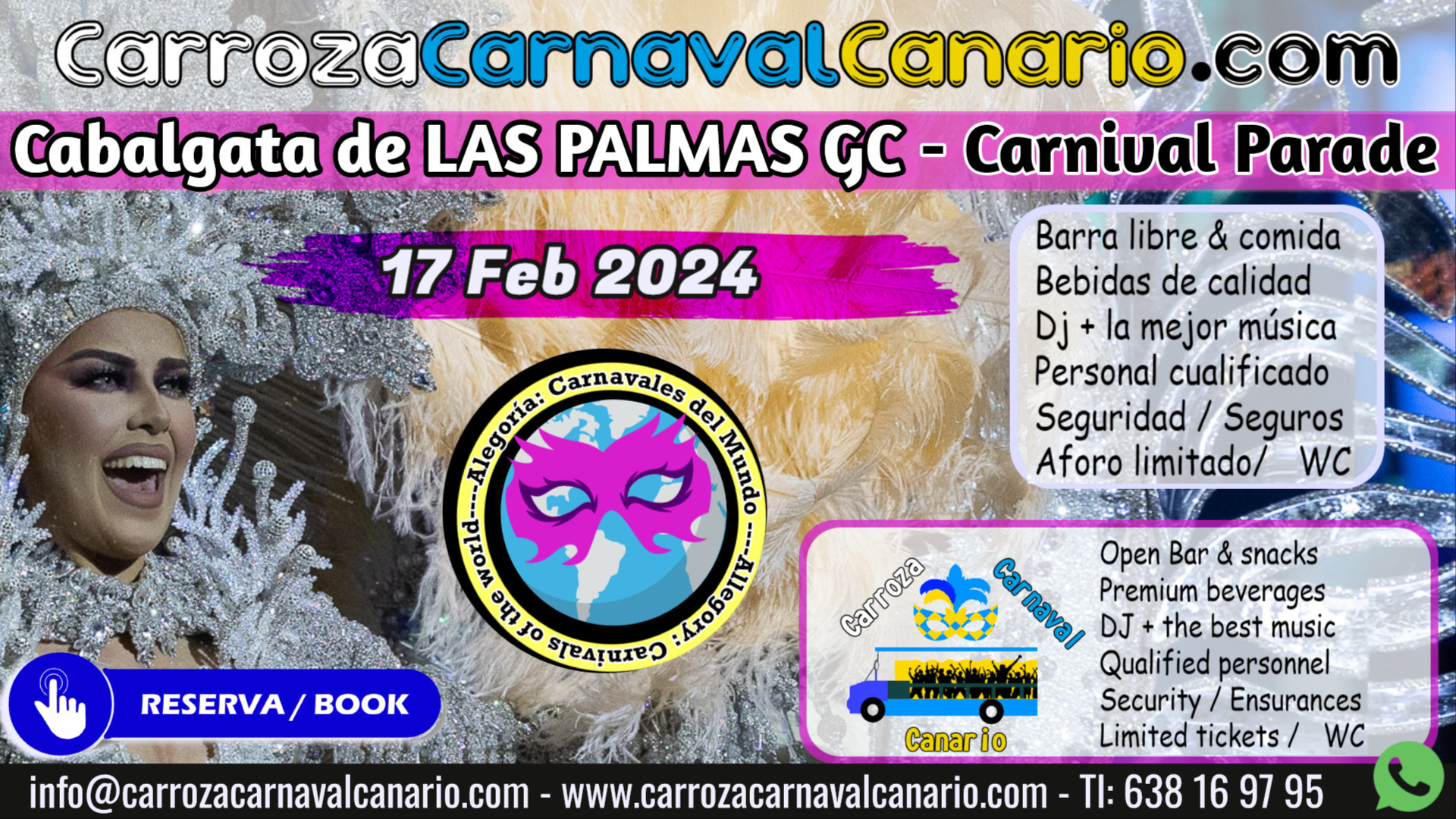 Carroza Cabalgata Carnaval Las Palmas de GC 2024