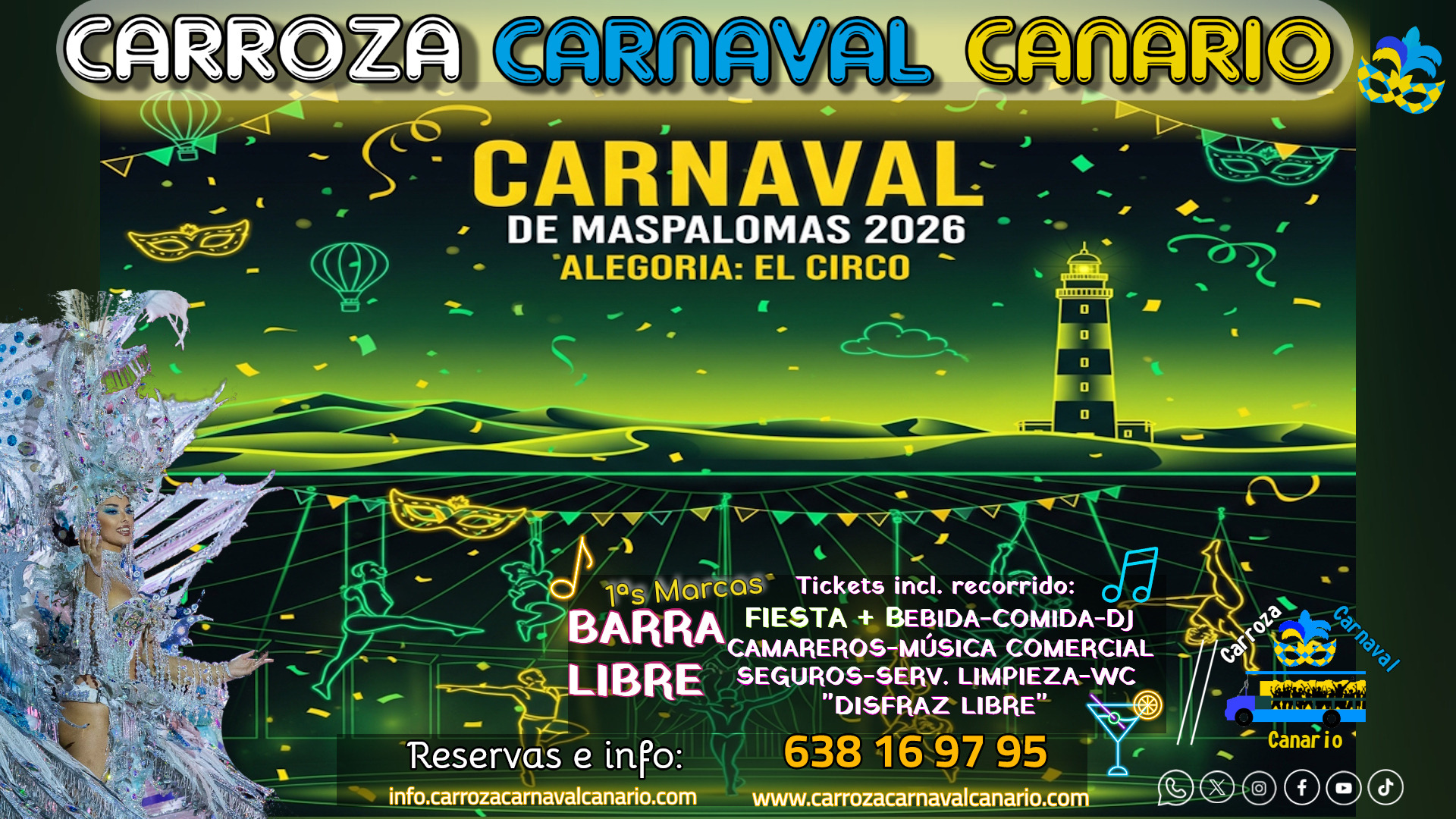 Carroza Cabalgata Carnaval Maspalomas 2026 image